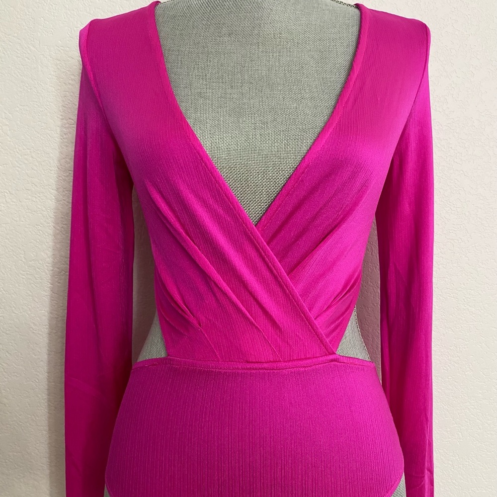 Pink bodysuit